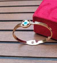 Load image into Gallery viewer, Gemzlane Antitarnish Evileye openable Bracelet