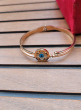 Load image into Gallery viewer, Gemzlane Antitarnish Evileye openable Bracelet