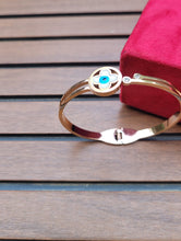 Load image into Gallery viewer, Gemzlane Antitarnish Evileye openable Bracelet