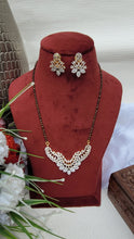 Load image into Gallery viewer, Gayatri  Long Mangalsutra Pendant necklace set