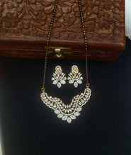 Load image into Gallery viewer, Gayatri  Long Mangalsutra Pendant necklace set