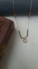 Load image into Gallery viewer, Heart Mangalsutra pendant Necklace