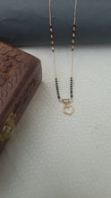 Load image into Gallery viewer, Heart Mangalsutra Necklace