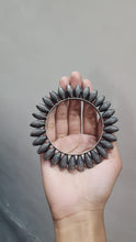 Load image into Gallery viewer, Gemzlane single oxidized silver tone bangle