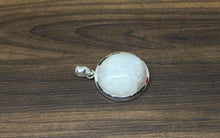 Load image into Gallery viewer, 92.5 Sterling Silver Stone Pendant