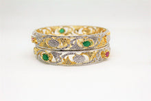 Load image into Gallery viewer, Gemzlane appealing CZ pair of bangles - Gemzlane