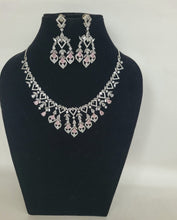 Load image into Gallery viewer, Mahi Pink diamond Necklace set