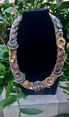 Designer Jute fusion Necklace
