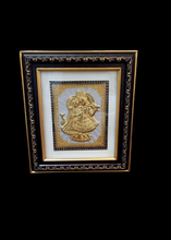 Load image into Gallery viewer, Radha krishna Photo Frame for  Wall Hanging  /22ct Gold Foiled