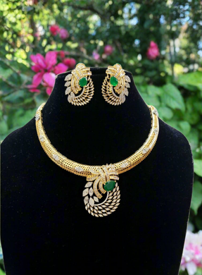 Green Hasli Diamond Necklace set