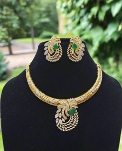 Green Hasli Diamond Necklace set