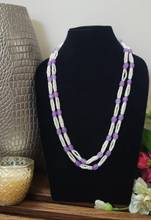 Load image into Gallery viewer, Stone Pearl Beaded Necklace