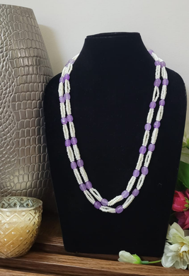 Stone Pearl Beaded Necklace