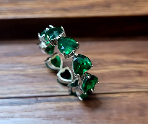 Green Heart Ring