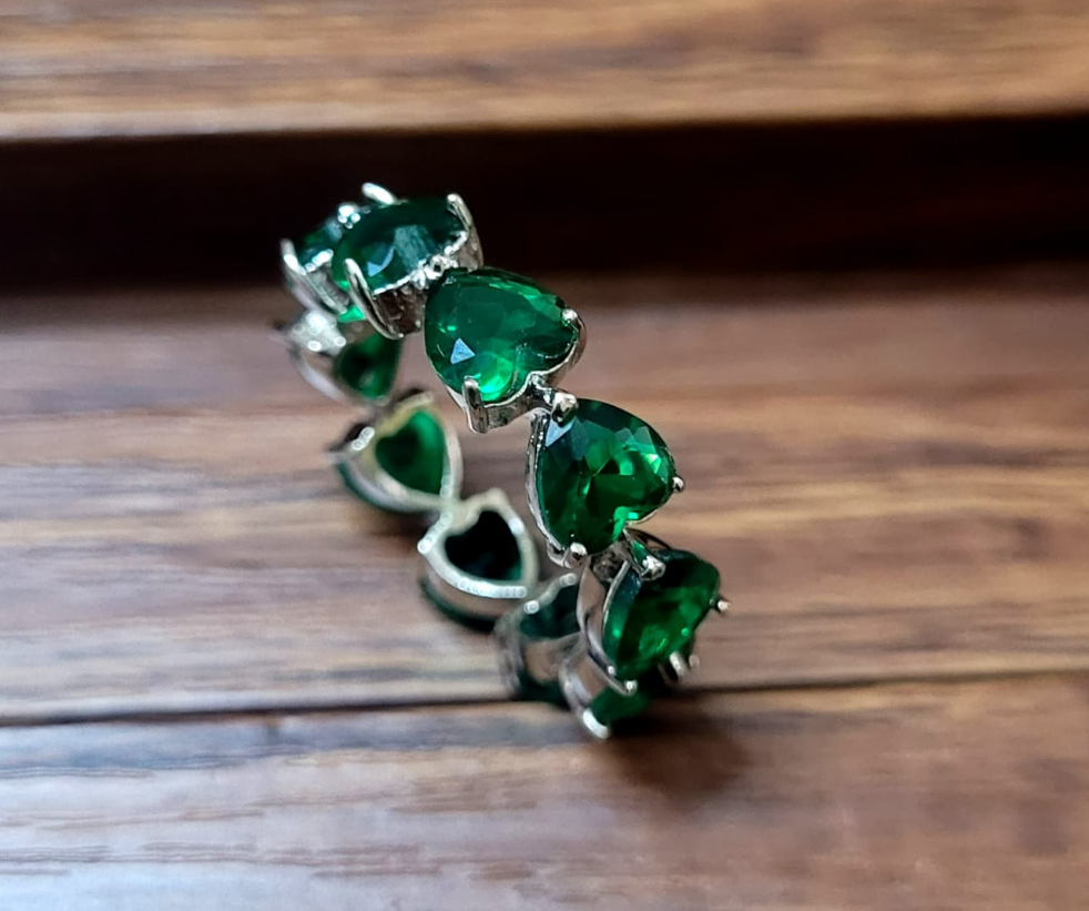 Green Heart Ring
