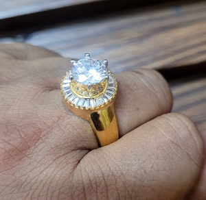 Aditi Solitaire Cz Ring