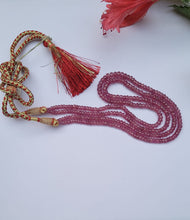 Load image into Gallery viewer, Precious Pink Ruby Double line necklace