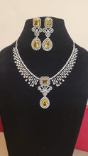 Load image into Gallery viewer, Nora Yellow diamond Necklace set