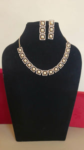 Pearl Diamond Necklace set