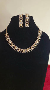Pearl Diamond Necklace set