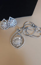 Load image into Gallery viewer, Neha  Diamond Pendant Necklace Set