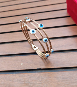 Gemzlane Antitarnish Evileye openable Bracelet