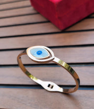 Load image into Gallery viewer, Gemzlane Antitarnish Evileye openable Bracelet