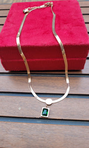 Gemzlane Designer Anti tarnish Pendant  Necklace