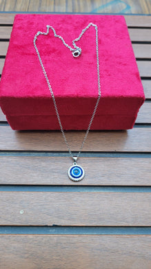 Gemzlane Evil eye Anti tarnish Pendant  Necklace