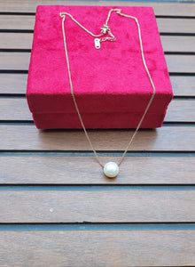 Gemzlane Pearl Anti tarnish Pendant  Necklace