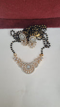 Load image into Gallery viewer, Geetika Long Mangalsutra Pendant necklace set