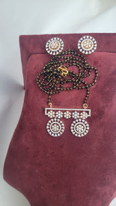 Geetanjali  Long Mangalsutra pendant necklace set
