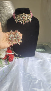Kareena Fusion Kundan Choker Diamond Necklace Set