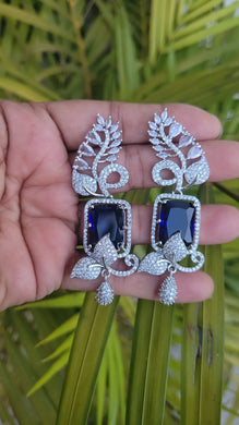 Tamanna Blue Zirconia Earrings