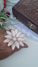 Load image into Gallery viewer, Floral Zirconia Cocktail Ring