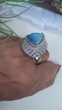 Load image into Gallery viewer, Turquoise Cocktail Ring