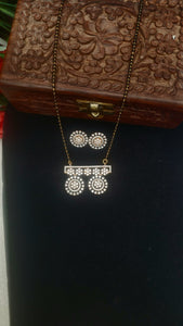 Geetanjali  Long Mangalsutra pendant necklace set