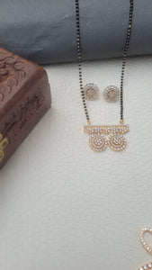 Geetanjali  Long Mangalsutra pendant necklace set