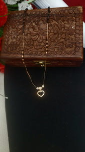 Heart Mangalsutra Necklace