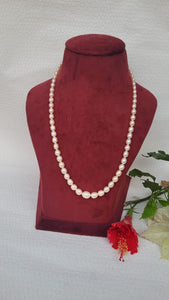 Peach Pearls necklace