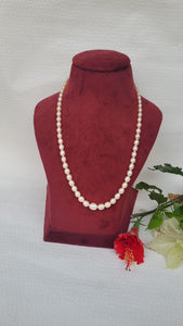 Peach Pearls necklace