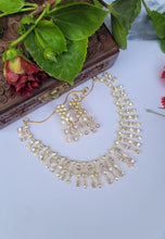 Load image into Gallery viewer, Drops diamond Necklace set