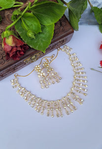 Drops diamond Necklace set