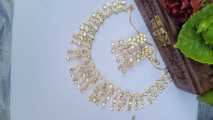 Drops diamond Necklace set