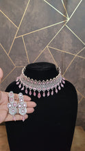 Load image into Gallery viewer, Gorgeous Pink Diamond Necklace Set