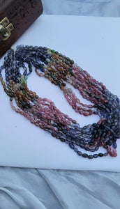 Precious Multisapphire Maniya Necklace