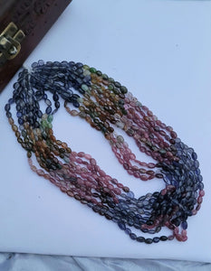 Precious Multisapphire Maniya Necklace