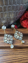 Load image into Gallery viewer, Malaika Champagne Polki Dangler Earrings