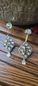 Malaika Champagne Polki Dangler Earrings