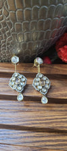 Load image into Gallery viewer, Malaika Champagne Polki Dangler Earrings